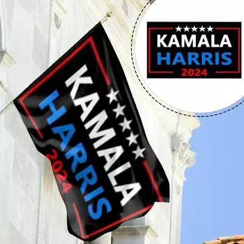 Флаг 2024 года 3x5 для президента, флаг для народа, флаг 3x5 футов, наружный декоративный баннер, наружный подвесной стандартный флаг One Size чёрный