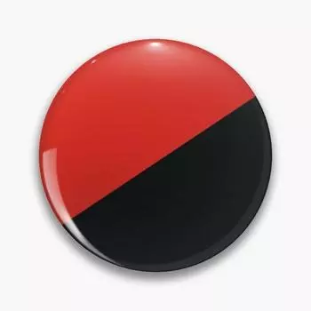 Флаг анархии, настраиваемая мягкая пуговица, значок, забавный подарок, любовник из мультфильма, милый значок на лацкан, ювелирный декор, креативная брошь, одежда