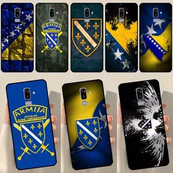 Флаг Боснии и Герцеговины для Samsung J3 J5 J7 J510 J310 J330 J710 J730 J1 A3 A5 2016 2017 J4 J6 Plus J8 2018 чехол A6 2018