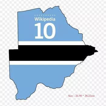 Флаг Ботсваны, термопереносная печать, виниловые нашивки, наклейки для одежды, аппликации «сделай сам», моющиеся нашивки