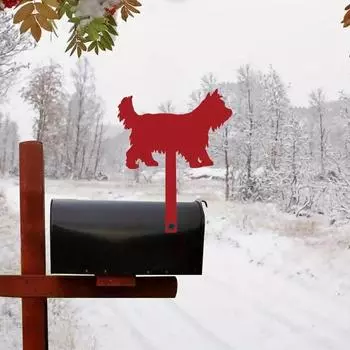 Флаг для почтового ящика Акриловый силуэт дракона Флаг для почтового ящика Устойчивый к погодным условиям Замена флага для почтового ящика E
