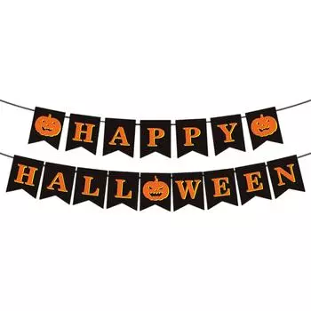 Флаг для украшения на Хэллоуин One Size