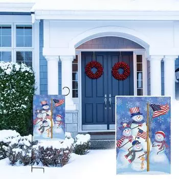 Флаг Фермерский двор Флаг Наружные баннеры и вывески Рождественские баннеры на День Благодарения Переднее крыльцо
