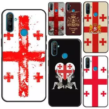 Флаг Грузии в стиле гранж для Realme GT Neo 2 7 8 Pro 8i 9i C3 C21, чехол для OnePlus 10 Pro 9 Pro Nord2 8T 9R Realme GT(Neo)