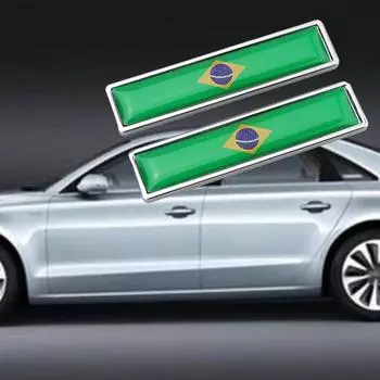 Флаг Эмблема DIY Металлическая Автомобильная Наклейка Стайлинг Автомобиля - Бразилия