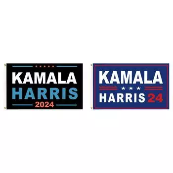 - Флаг Камалы Харрис 2024 3x5 футов Флаг Камалы Харрис для президентских выборов 2024 года(
