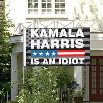 Флаг Камалы Харрис 2024 года 3x5 футов, флаг США для выборов, для внутреннего и наружного декора, ветроустойчивый, патриотичный