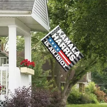 Флаг Камалы Харрис 2024 года 3x5 футов, флаг США для выборов, для внутреннего и наружного декора, ветроустойчивый патриотический баннер с медными пряжками для дома, двора, сада 90x150cm