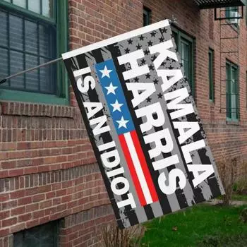 Флаг Камалы Харрис 2024 года 3x5 футов, флаг США для выборов, для внутреннего и наружного декора