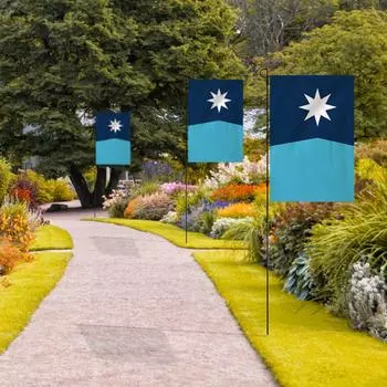 Флаг Миннесоты Двор Сад Флаг Декоративный Флаг Декоративный Флаг Двора One Size