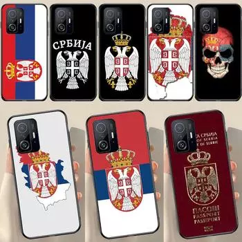 Флаг Сербии для POCO X5 X3 F5 Pro X4 F4 GT M5s C40 F3 чехол для Xiaomi 13 Lite 12 11T 12T Pro 12X чехол POCO F4 GT