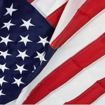 Флаг США для улицы 90x150 см Вышитый американский флаг День независимости Звезды Нашитые полосы Латунные люверсы Американские флаги