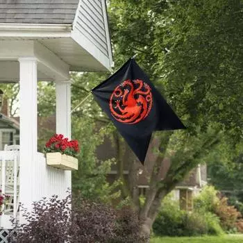 Флаг Таргариена, игра GoT Thrones, баннер для дома Таргариенов, флаг Таргариена, уличный баннер Таргариена, домашний декор для сада и вечеринки B
