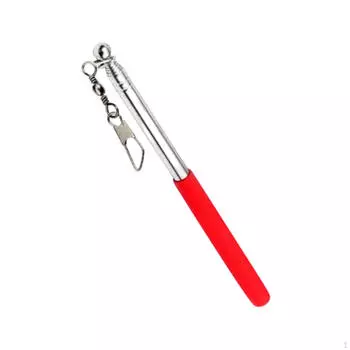 Флагшток регулируемой длины для экскурсоводов, переносной ручной флагшток из нержавеющей стали чёрный