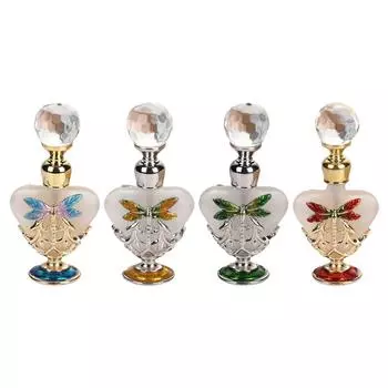 Флакон для духов, 5 мл пробные флаконы, декоративный маленький женский подарок для девочки, стеклянные духи жёлтый