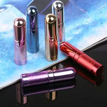 Флакон для духов из стекла и алюминия, практичный мини-спрей для путешествий, распылитель, 6 мл, духи разноцветный