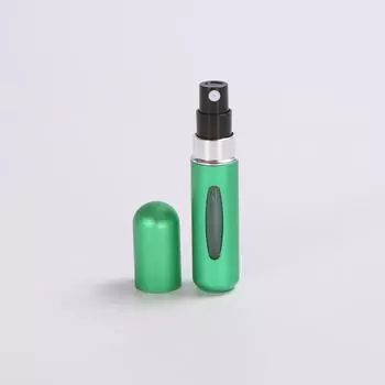 Флакон для духов объемом 5 мл, флакон-распылитель можно заполнять снизу, алюминиевый портативный флакон для духов для путешествий и косметики