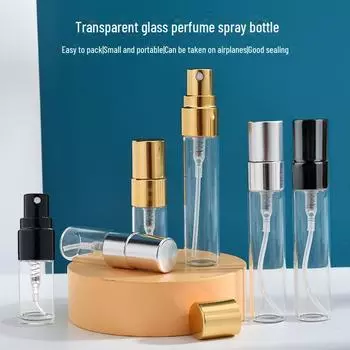 Флакон для духов с полузакрытой крышкой из анодированного алюминия (2мл, 3мл, 5мл, 10мл) 3ml серебряный