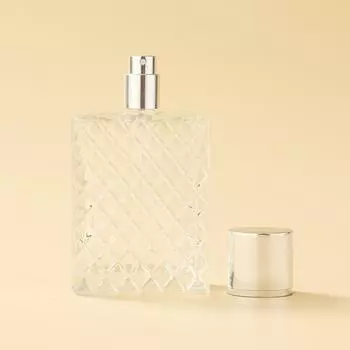 Флакон-дозатор для духов, 1 шт., 100 мл, стеклянный флакон для духов, ультратонкий спрей, пустой флакон, большая емкость, сменный косметический флакон 100ml