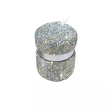 Флакон-дозатор для крема безвоздушный со стразами, портативный, с помпой для лосьона, баночки, флаконы, герметичный, многоразовый косметический контейнер