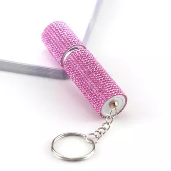 Флакон духов из цинкового сплава в виде брелока для ключей объемом 5 мл