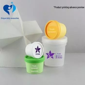 Флакон Straight Cream Mask с внутренней крышкой - Размеры: 30 г, 50 г, 100 г, 200 г, 500 г — идеально подходят для парикмахерских или хранения мороженого. 30g белый