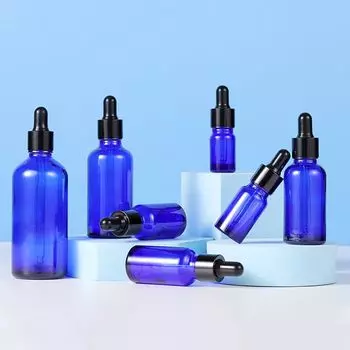 Флаконы для многократного использования Флаконы для эфирных масел Стеклянные флаконы-капельницы Флаконы для духов для ароматерапии 15ml-aluminum black cap