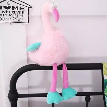 Кукла Фламинго Мягкая игрушка Кукла Страус Розовая кукла 40CM