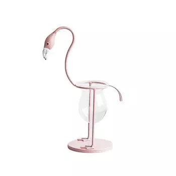 Фламинго гидропонная ваза стеклянная цветочная композиция контейнер для домашнего рабочего стола украшение