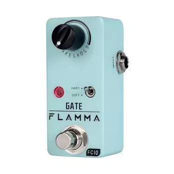 FLAMMA FC10 Noise Gate Гитарная педаль Noise Killer Smart Noise Reduction Подавитель шума Педаль эффектов True Bypass Noise Gate Green