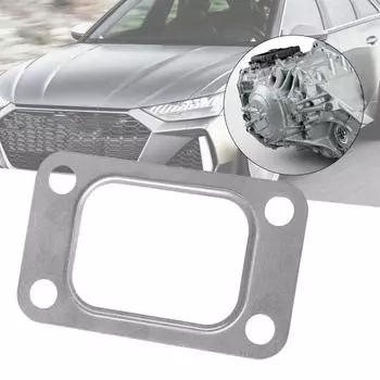 Фланцевая прокладка Нержавеющая твердость Прочный Высокая Легкость Высокопрочные отверстия Установка 4 Серебряный цвет