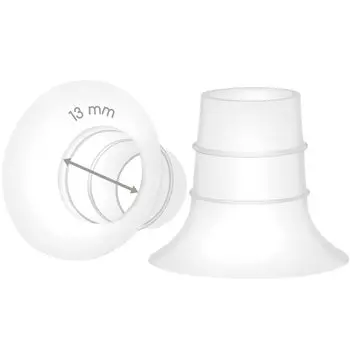 Фланцевая вставка Maymom 13 мм, укороченная, Medela 24 мм, воронка для уменьшения груди, 2 шт.