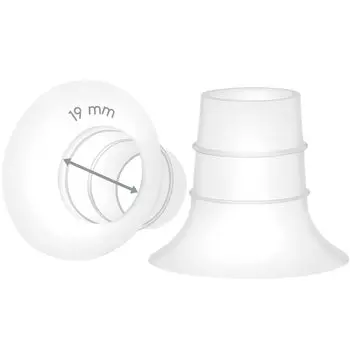 Фланцевая вставка Maymom 19 мм, укороченная, Medela 24 мм, воронка для уменьшения груди, 2 шт.
