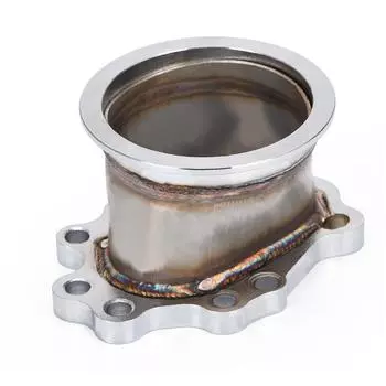 Фланец адаптера турбонаддува T25 T28 GT25 GT28 8 болтов на 3 76 мм V-образный диапазон Фланцевый адаптер выпускной трубы турбонаддува