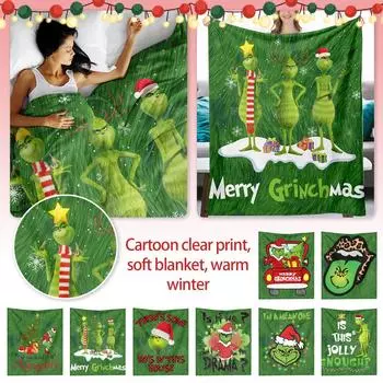 Фланелевое цифровое печатное одеяло, кондиционер, одеяло для дивана, подарок для девочки One Size