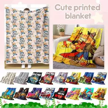Фланелевое одеяло, милое аниме-одеяло, аниме-одеяло с животными, милое аниме-одеяло с собакой, аниме-собака, милое одеяло с собакой, милое мягкое фланелевое одеяло One Size