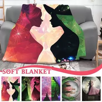 Фланелевое одеяло, мягкое и теплое одеяло, украшение дома 1 зелёный