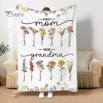 Фланелевое одеяло с цветочным принтом, подарок на День матери, одеяло на все времена года для спальни, офиса, общежития, школы, теплое легкое одеяло, пригодное для машинной стирки S розовый