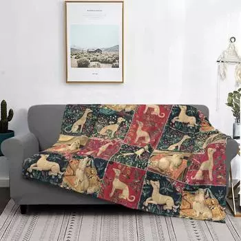 Фланелевое одеяло с принтом vision hound диван-кровать одеяло легкое одеяло 70x100cm