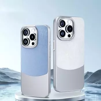 Фланелевой кожаный противоударный чехол для телефона для Huawei Mate 60 50 Pro 40 iPhone 15 14 13 Pro Max 12, чехол для ПК, гибридный металлический каркас Huawei Mate 60 Pro серебряный