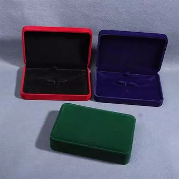 Фланелевый футляр для украшений, ожерелье, кольцо, серьги, браслет, подарочные коробки для женщин, шкатулка для украшений