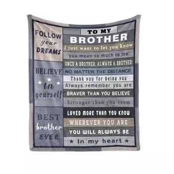 Фланелевый Плед с Принтом, Универсальный для Всех Сезонов, Плед для Семейного Отдыха, Накидка на Диван One Size