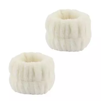 Фланелевый ремешок для мытья лица, повязка на голову, впитывающий ремешок на запястье, женский ремешок на запястье, сжимаемая вакуумная упаковка