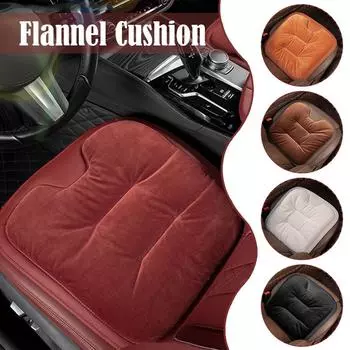 Flannel universal model three-piece car cushion winter front cushion cushion car and car seat rear thickening velvet O2I5