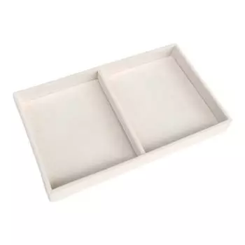 Flannelette Velvet Jewelry Tray Wooden Jewelry Display Holder Drawer Dresser Style 1