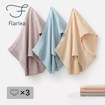 Flarixa, 3 шт., бесшовные женские трусики с высокой талией на плоской талии, мягкие трусы из модала, однотонные трусики, приподнимающие ягодицы, нижнее белье M синий