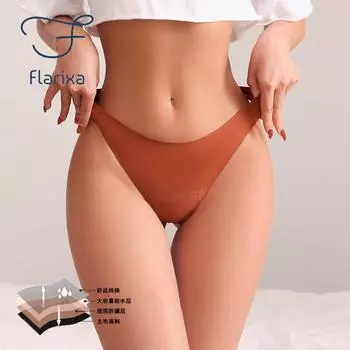 Flarixa герметичное 4-слойное бесшовное женское нижнее белье танга, дышащее нижнее белье