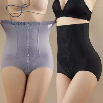 Flarixa компрессионные брюки с высокой талией, женское нижнее белье, трусы с контролем живота, корректирующее белье, высокая эластичность, пояс