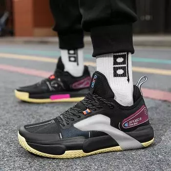 Flash 10 basketball shoes men s 9th generation professional combat sneakers breathable cement boots shock-absorbing sports shoes women s autumn 8 36