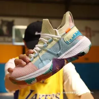 Flash 6 basketball shoes 2025 new men s shoes fashion couple dad shoes summer low-top sports shoes trendy shoes colorful 35